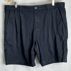 Croft & Barrow Short size 40 Chino Cargo Cotton Black Pockets Zipper Clean GHO0.